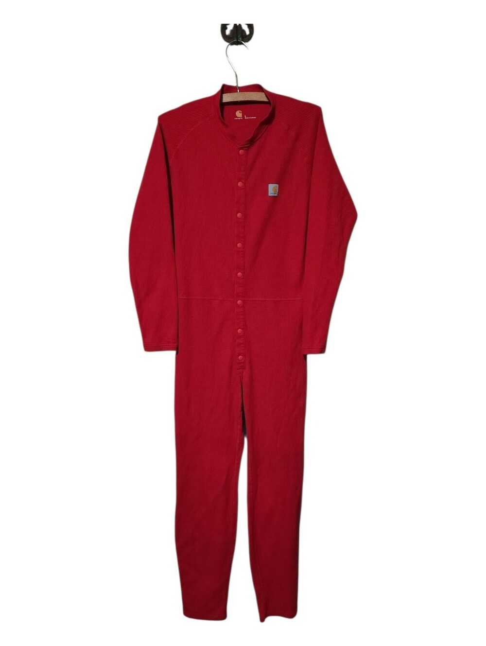 Carhartt Base Layer Red Thermal Union Suit Long John's Size Large